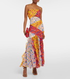 Carolina Herrera Floral strapless maxi dress