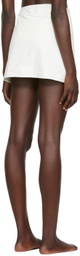 Reina Olga White Behati Cover Up Miniskirt