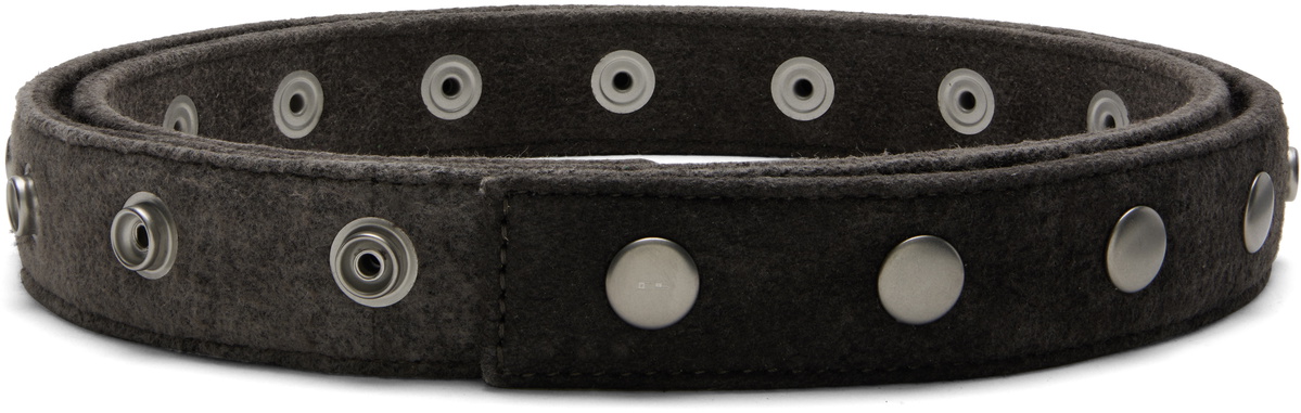 Rick Owens DRKSHDW Gray Concordians Snaps Belt