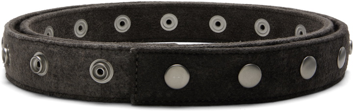 Photo: Rick Owens DRKSHDW Gray Concordians Snaps Belt