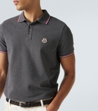 Moncler Logo cotton piqué polo shirt