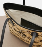 Valentino Garavani VLogo N/S Medium raffia tote bag