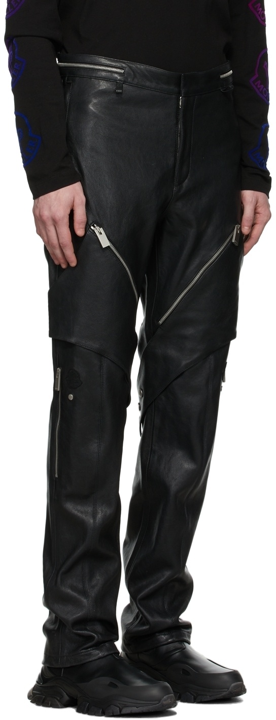 Moncler Genius 6 Moncler 1017 ALYX 9SM Black Leather Pants Moncler Genius