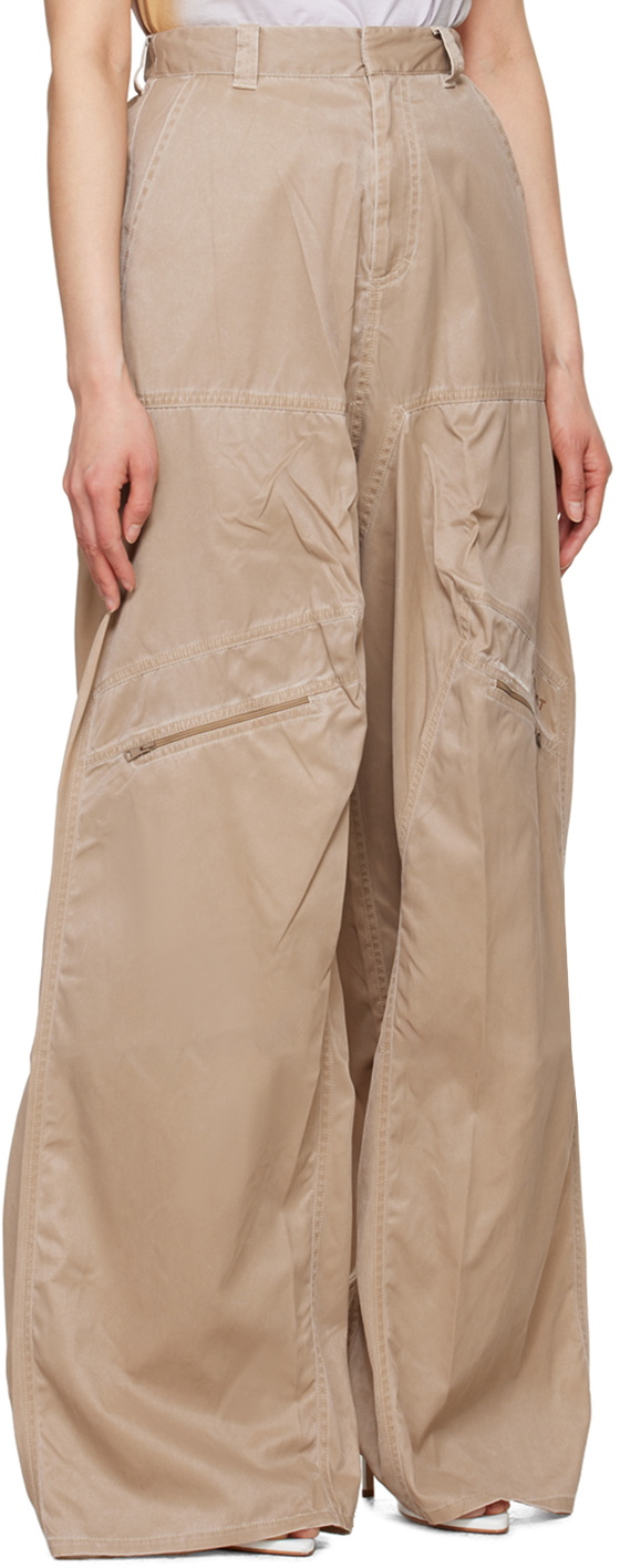 Y/Project Beige Pop-Up Trousers