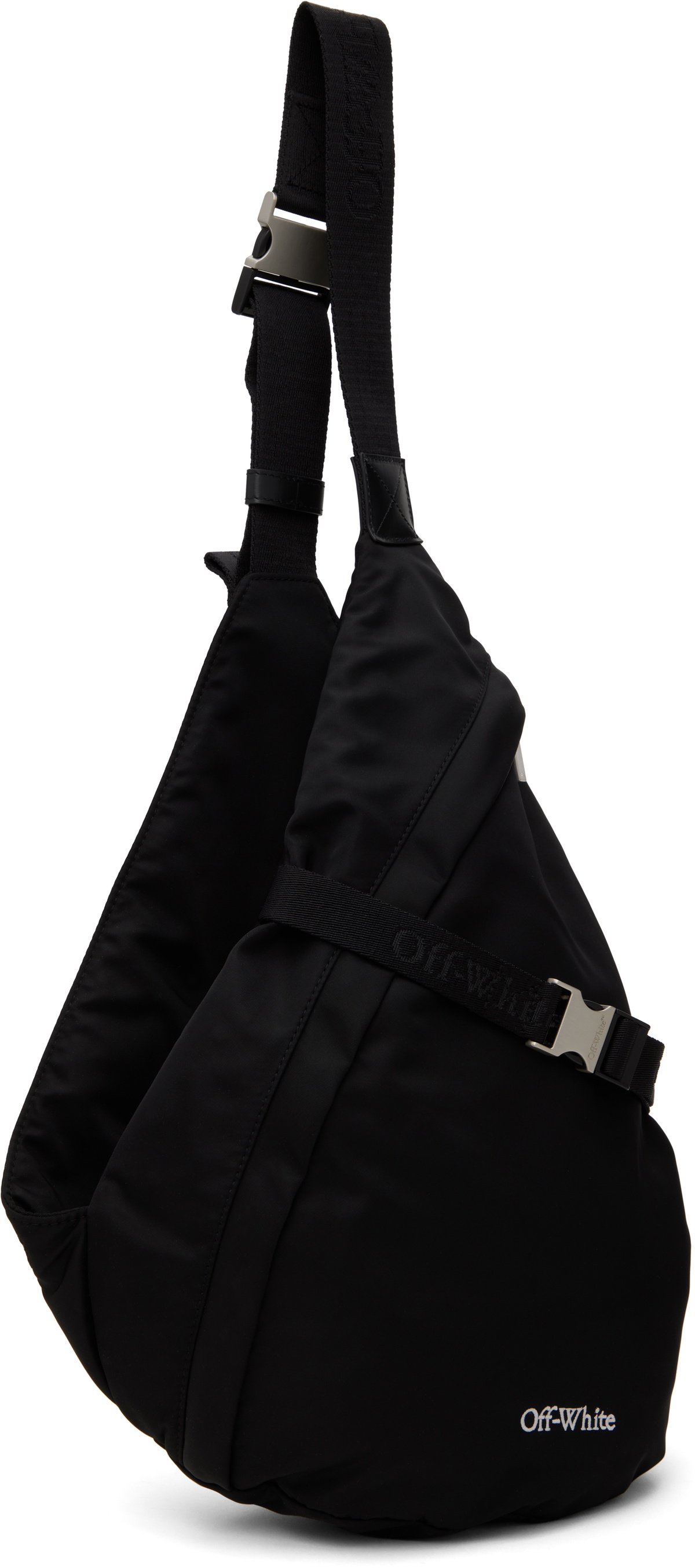 Off-White Black Nylon Outdoor Slingbag Backpack