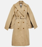 Burberry Burberry Check cotton trench coat