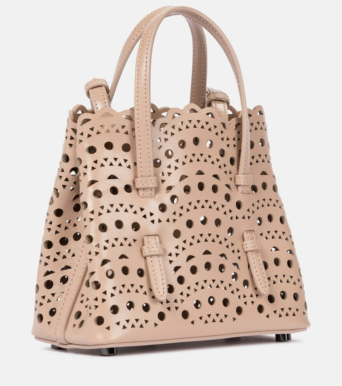 Alaïa Le Mina 16 Vienne Wave leather tote bag ALAÏA