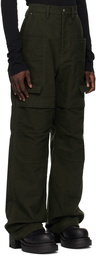 Rick Owens Green Porterville Stefan Cargo Pants