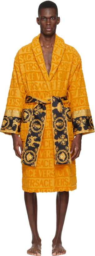 Photo: Versace Yellow 'I Heart Baroque' Bathrobe
