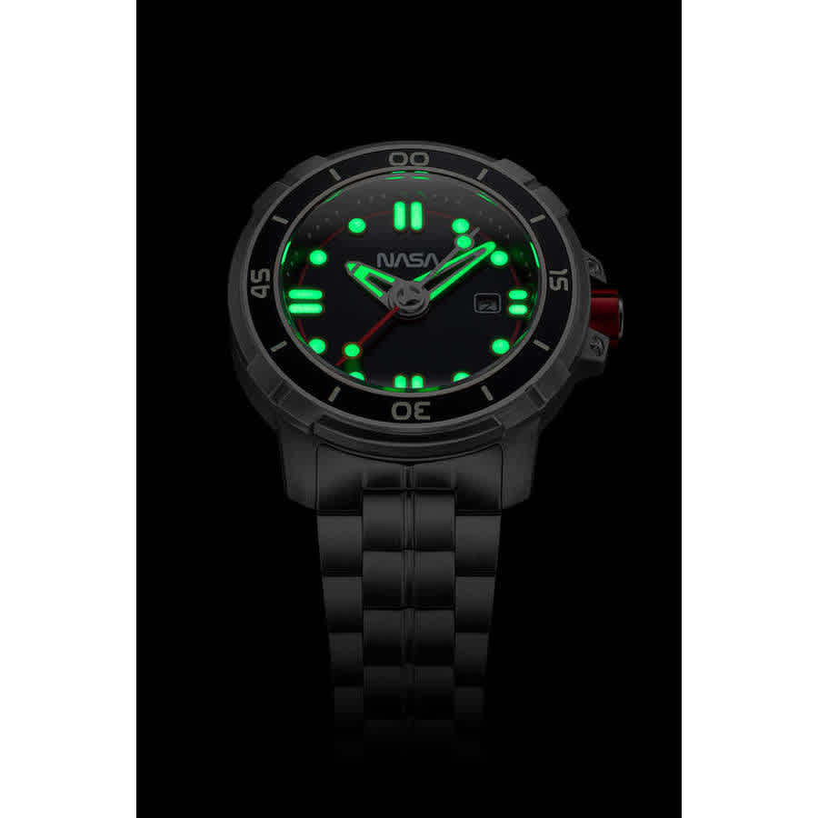Nubeo Nasa Black Dial Mens Watch NB-6052-11