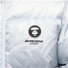 Men's AAPE Now Camo Down Jacket in White (Multi)