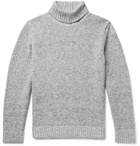 Inis Meáin - Donegal Merino Wool and Cashmere-Blend Rollneck Sweater - Gray