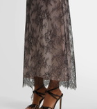 Blumarine Rebrodé lace midi dress