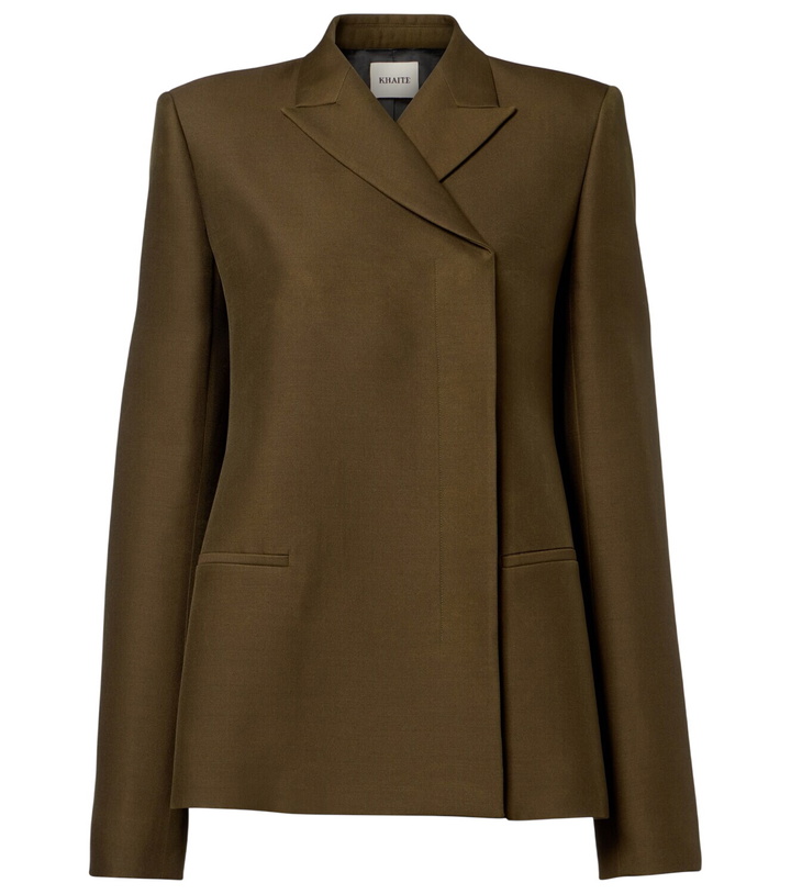 Photo: Khaite Silvannah wool and silk cady blazer