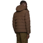 Ermenegildo Zegna Brown Down Stratos Puffer Jacket