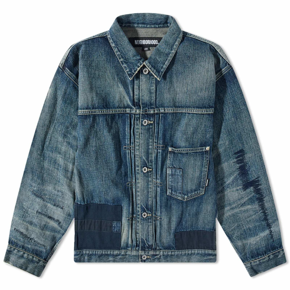 Neighborhood Men's Savage Denim Type-1 Jacket in Indigo Neighborhood