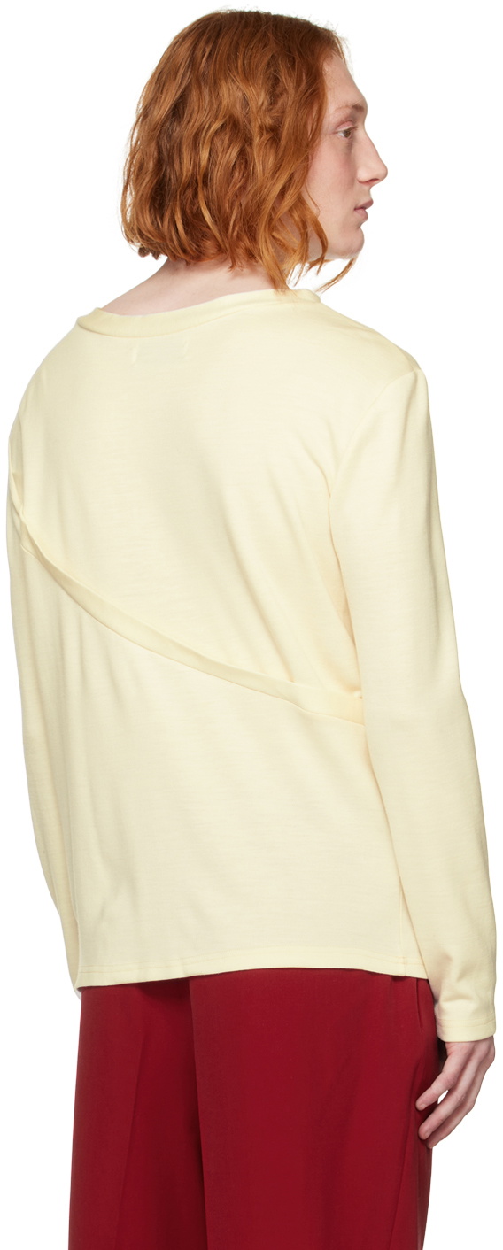 Steven Passaro SSENSE Exclusive Off-White Wrap T-Shirt