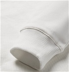 A.P.C. - Slim-Fit Printed Loopback Cotton-Jersey Sweatshirt - Men - White