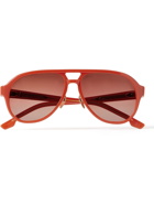 JACQUES MARIE MAGE - George Cortina Aviator-Style Acetate Sunglasses