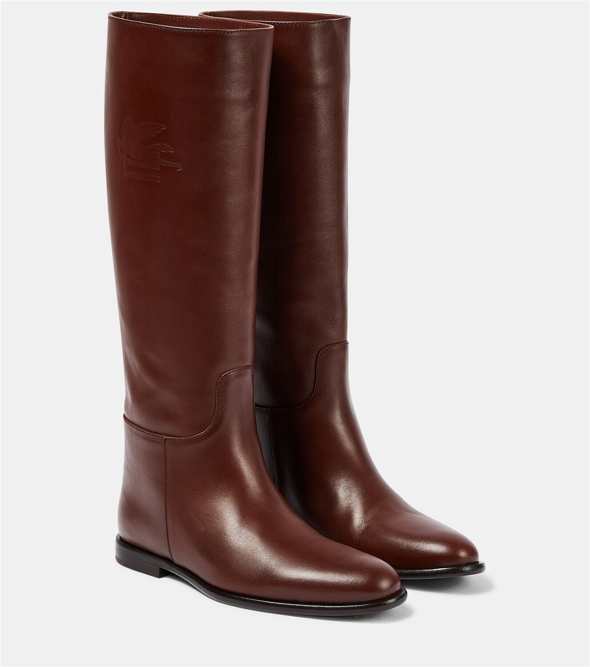 Etro Leather high-knee boots Etro