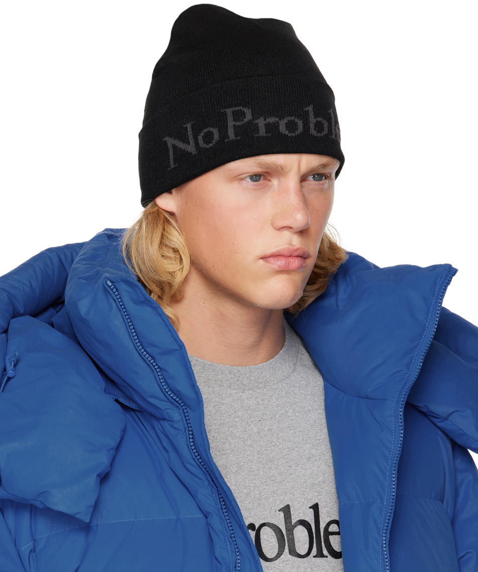 Aries Black No Problemo Beanie ARIES