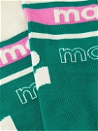 Isabel Marant - Silouh Intarsia Cotton-Blend Socks