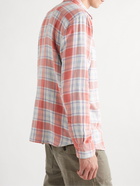 Faherty - Reversible Checked Organic Cotton Shirt - Blue