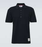 Thom Browne 4-Bar cotton piqué polo shirt