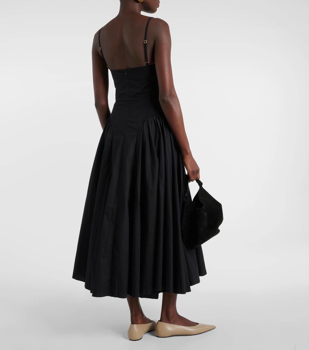tove solene cotton poplin midi dress Tove Solene cotton poplin midi dress Tove