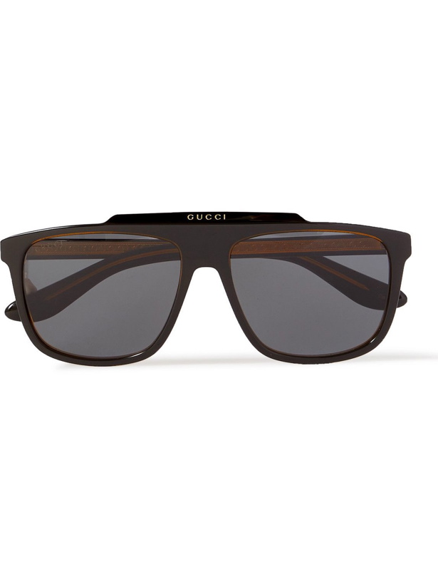 Photo: Gucci Eyewear - D-Frame Acetate Sunglasses