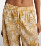 Eres Itinerant printed cotton wide-leg pants