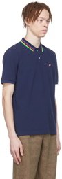 Noah Navy Cotton Polo