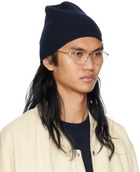 Jil Sander Navy Knit Beanie
