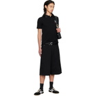LU'U DAN Black 'Blacklisted School Boy' Polo