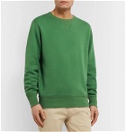 Bellerose - Fleece-Back Cotton-Jersey Sweatshirt - Green