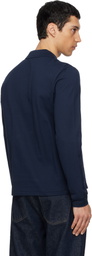 Lacoste Navy Classic Fit Long Sleeve L.12.12 Polo