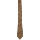 Gucci Beige and Brown G Print Tie