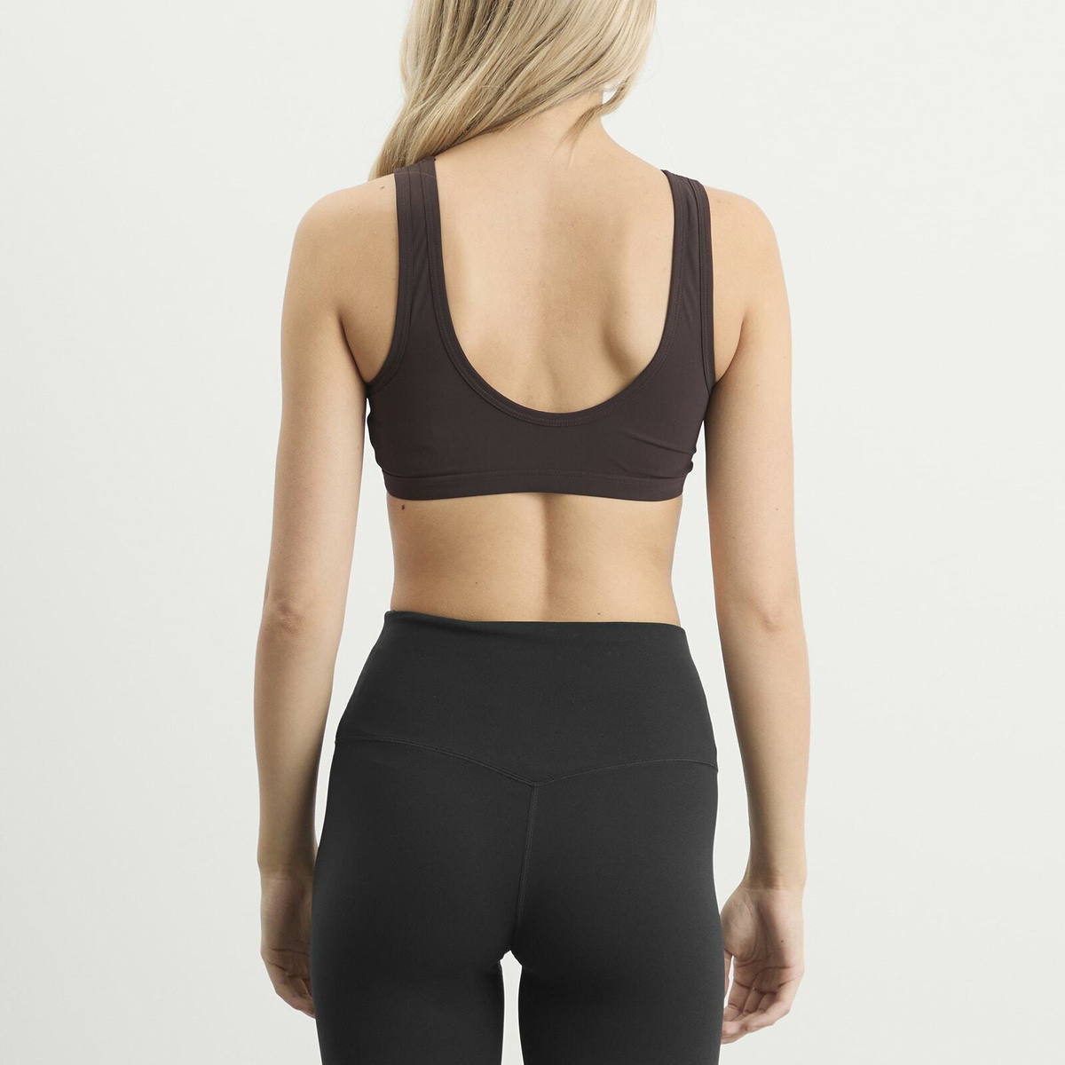Jil Sander Women's Logo Activewear Bra in Earth