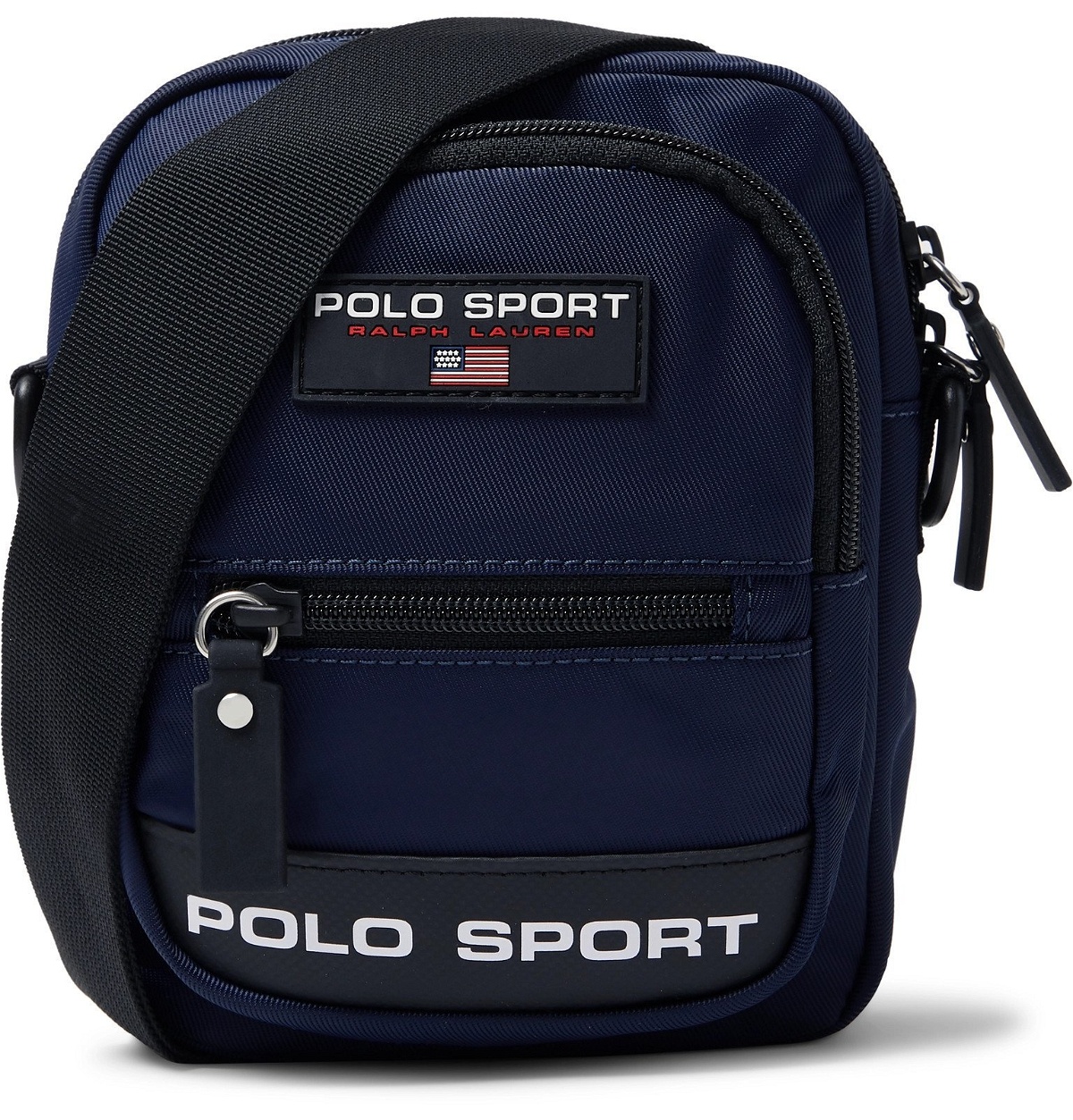 Photo: Polo Ralph Lauren - Logo-Appliquéd Nylon Messenger Bag - Blue