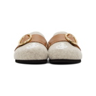 JW Anderson Beige Low Felt Slippers