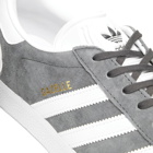 Adidas Men's Gazelle Sneakers in Solid Grey/White