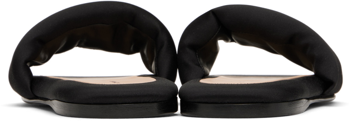 Carven Black Garnier Padded Slides