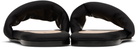 Carven Black Garnier Padded Slides