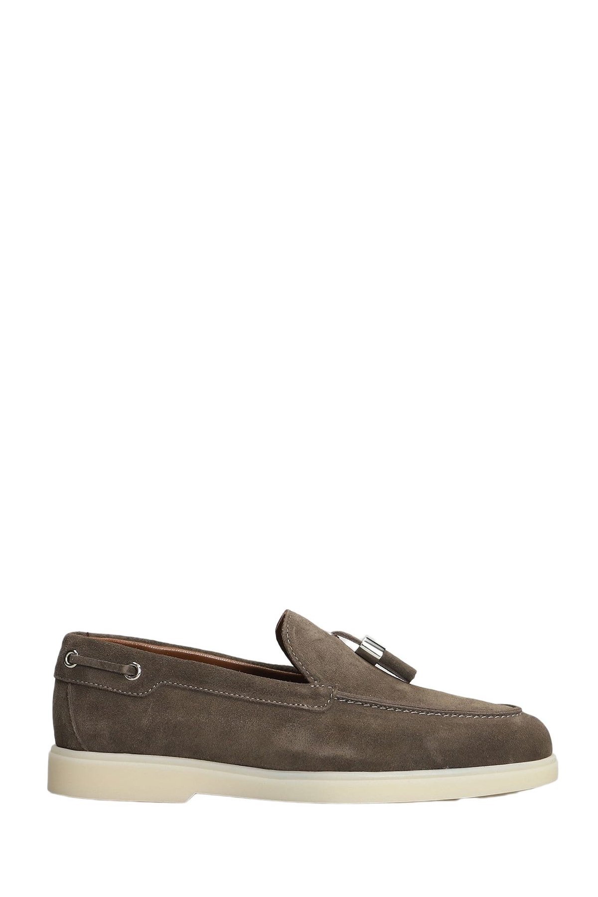 Giuseppe Zanotti The Maui Loafers In Beige Suede