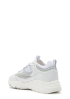 Cleens Aero Runner Panelled Mesh Sneakers White