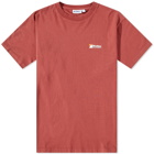 Butter Goods Men's Heavyweight Pigment Dye T-Shirt in Redwood