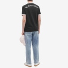 Fred Perry x Raf Simons Contrast Trim T-Shirt in Black
