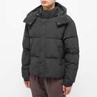 Represent Men's Nylon Hooded Puffer Jacket in Black