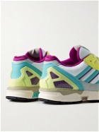 adidas Consortium - ZX9000 Leather-Trimmed Suede and Mesh Sneakers - Yellow