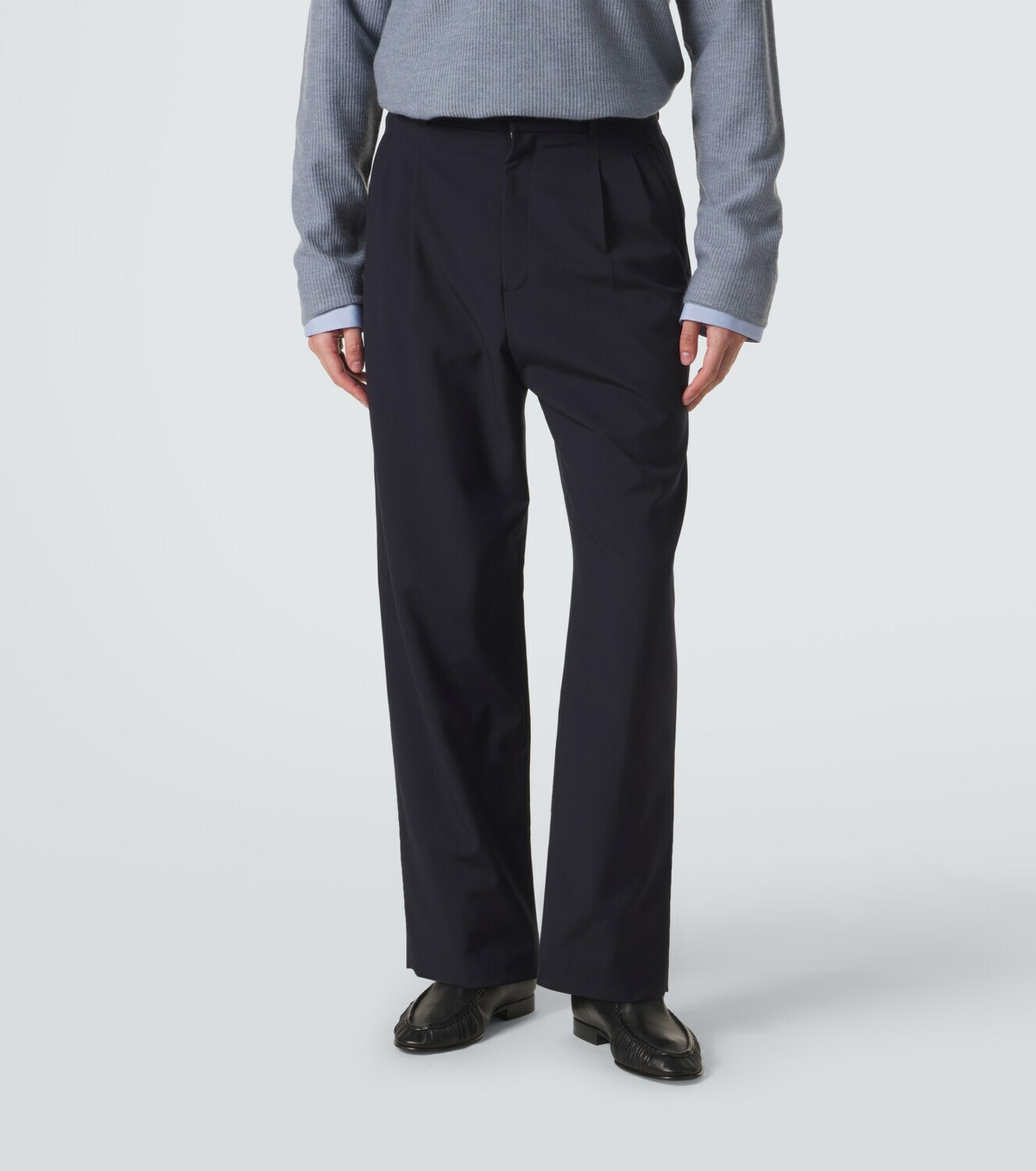 The Row Tarek virgin wool straight pants